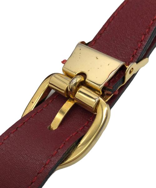 Christian Dior（クリスチャン ディオール）Christian Dior (クリスチャン ディオール) OLD DIOR　ショルダーバッグ レッドの古着・服飾アイテム