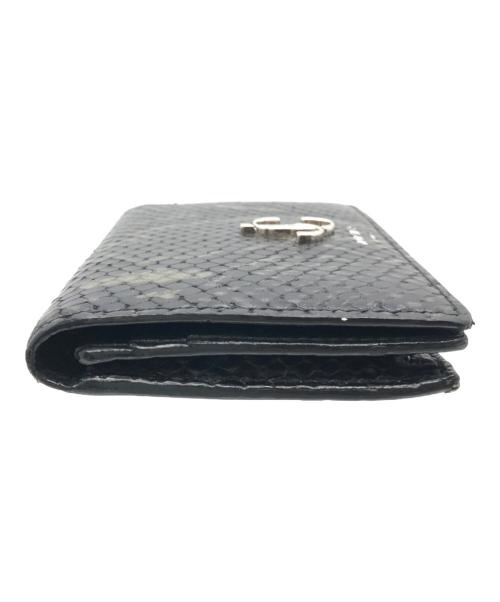 JIMMY CHOO（ジミーチュウ）JIMMY CHOO (ジミーチュウ) カードケース ブラック×グレーの古着・服飾アイテム