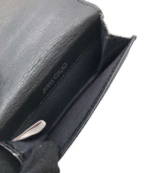 JIMMY CHOO（ジミーチュウ）JIMMY CHOO (ジミーチュウ) カードケース ブラック×グレーの古着・服飾アイテム