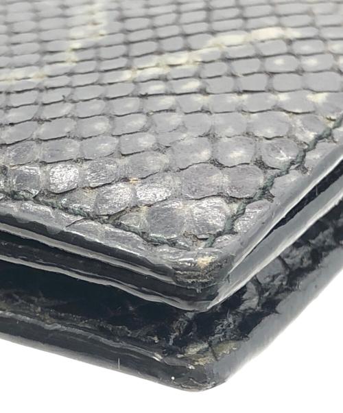 JIMMY CHOO（ジミーチュウ）JIMMY CHOO (ジミーチュウ) カードケース ブラック×グレーの古着・服飾アイテム