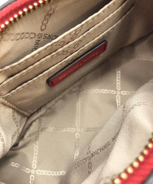 MICHAEL KORS（マイケル・コース）MICHAEL KORS (マイケルコース) チェーンハンドルバッグ レッドの古着・服飾アイテム