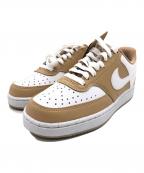NIKEナイキ）の古着「COURT VISION LO NN」｜ホワイト×ブラウン