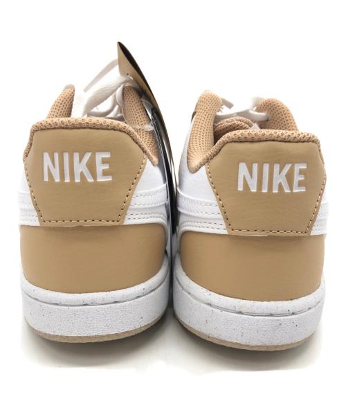 NIKE（ナイキ）NIKE (ナイキ) COURT VISION LO NN ホワイト×ブラウン サイズ:23 未使用品の古着・服飾アイテム