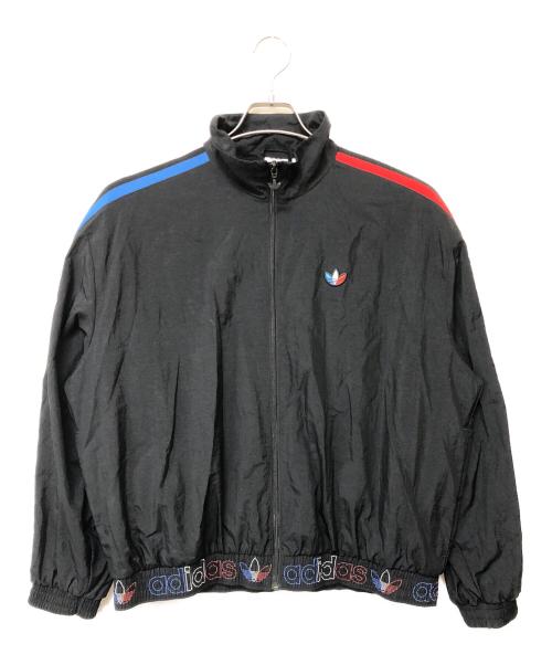 adidas（アディダス）adidas (アディダス) ナイロンジャケット ブラック サイズ:SIZE Lの古着・服飾アイテム