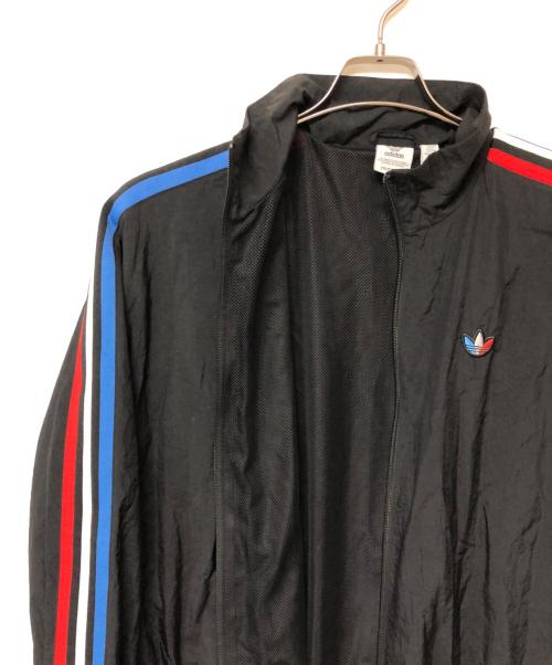 adidas（アディダス）adidas (アディダス) ナイロンジャケット ブラック サイズ:SIZE Lの古着・服飾アイテム