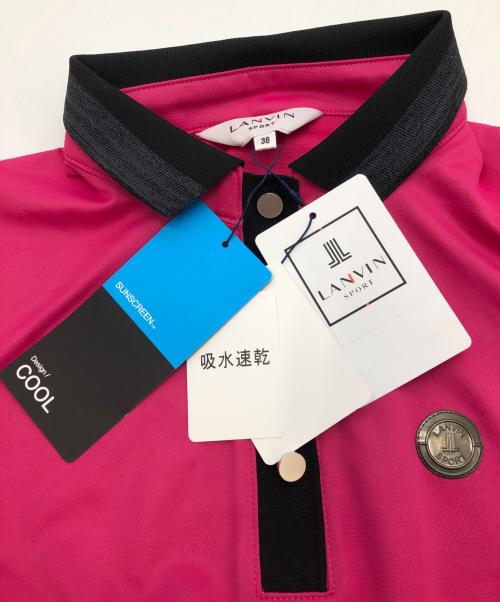 LANVIN SPORT（ランバン スポーツ）LANVIN SPORT (ランバン スポーツ) ゴルフウェア(トップス) ショッキングピンク サイズ:SIZE  38 未使用品の古着・服飾アイテム