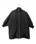 BEARDSLEY（ビアズリー）の古着「中綿BIGポンチョコート」｜ブラック