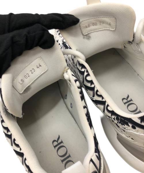 Christian Dior（クリスチャン ディオール）Christian Dior (クリスチャン ディオール) B24オブリークスニーカー ホワイト×ブラック サイズ:SIZE44の古着・服飾アイテム