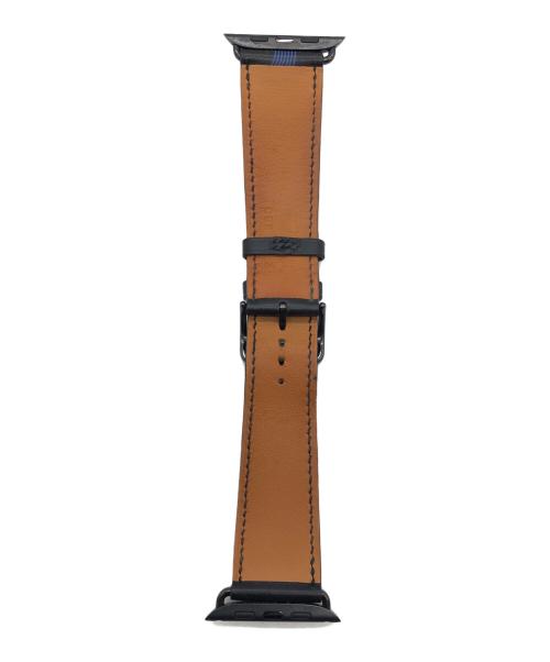 HERMES（エルメス）HERMES (エルメス) サーキットH　アップルウォッチバンド ブルー×ブラックの古着・服飾アイテム