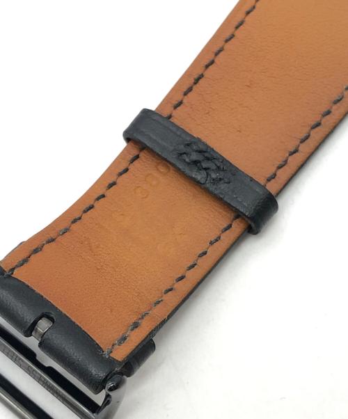 HERMES（エルメス）HERMES (エルメス) サーキットH　アップルウォッチバンド ブルー×ブラックの古着・服飾アイテム