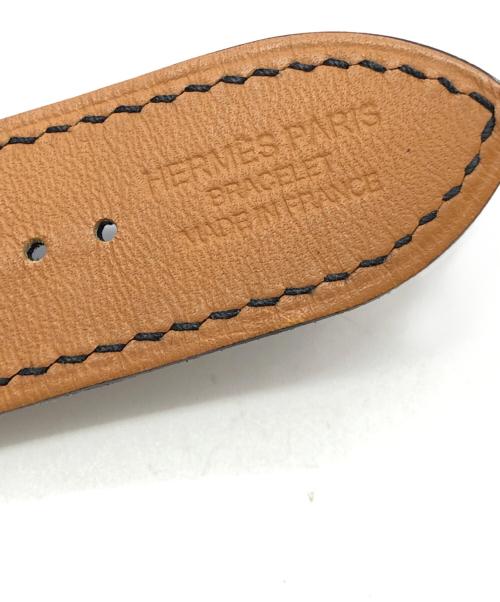 HERMES（エルメス）HERMES (エルメス) サーキットH　アップルウォッチバンド ブルー×ブラックの古着・服飾アイテム