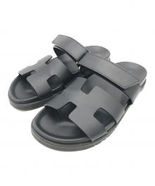 HERMES（エルメス）の古着「シプレ　サンダル」｜ブラック