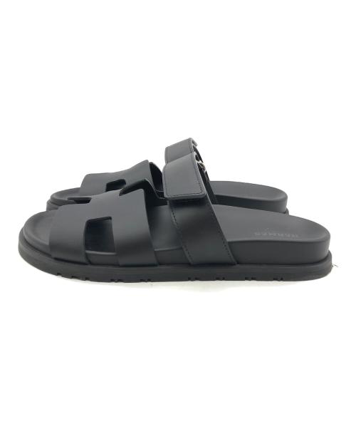 HERMES（エルメス）HERMES (エルメス) シプレ　サンダル ブラック サイズ:37.5の古着・服飾アイテム