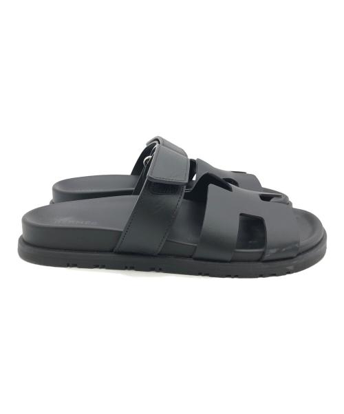 HERMES（エルメス）HERMES (エルメス) シプレ　サンダル ブラック サイズ:37.5の古着・服飾アイテム