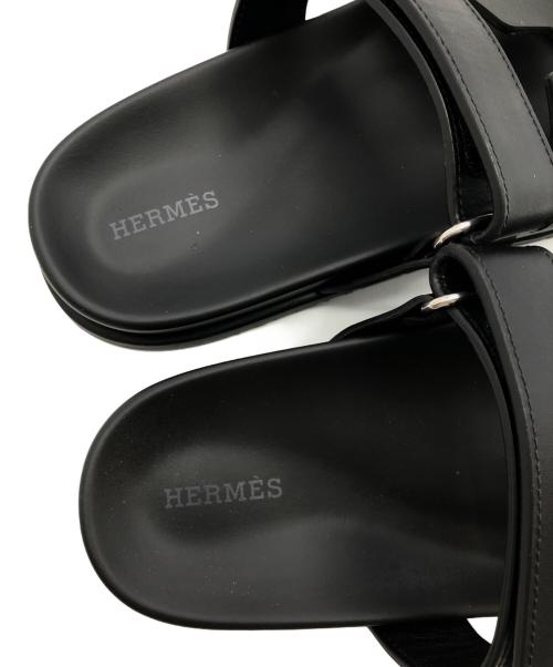HERMES（エルメス）HERMES (エルメス) シプレ　サンダル ブラック サイズ:37.5の古着・服飾アイテム