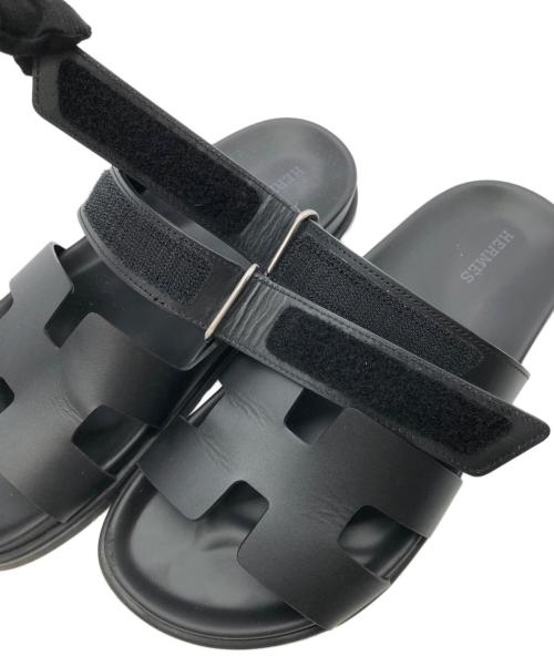 HERMES（エルメス）HERMES (エルメス) シプレ　サンダル ブラック サイズ:37.5の古着・服飾アイテム