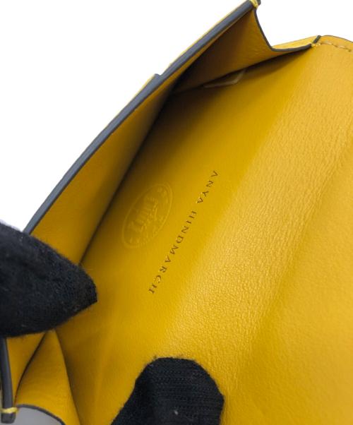 ANYA HINDMARCH（アニヤ・ハインドマーチ）ANYA HINDMARCH (アニヤハインドマーチ) ZANY　コインケース イエローの古着・服飾アイテム