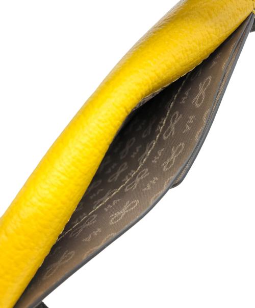 ANYA HINDMARCH（アニヤ・ハインドマーチ）ANYA HINDMARCH (アニヤハインドマーチ) ZANY　コインケース イエローの古着・服飾アイテム