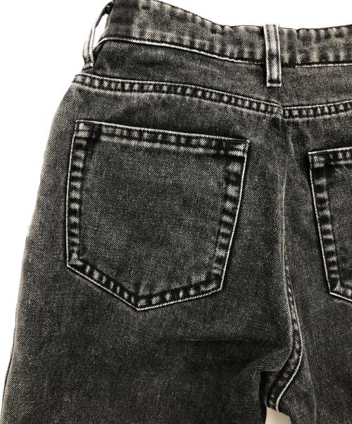 MIU MIU（ミュウミュウ）MIU MIU (ミュウミュウ) デニムパンツ ブラック サイズ:SIZE 61cm (W24)の古着・服飾アイテム