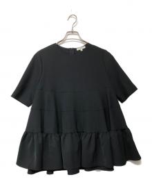 YORI（ヨリ）の古着「ティアードブラウス」｜ブラック
