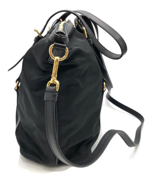 PRADA（プラダ）PRADA (プラダ) 2wayトートバッグ ブラックの古着・服飾アイテム