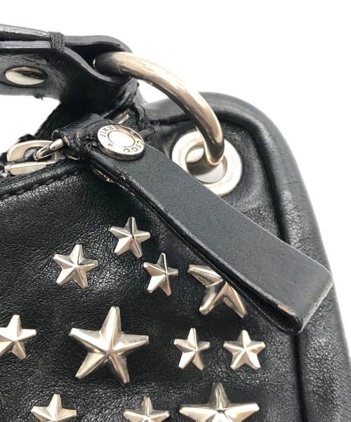 JIMMY CHOO（ジミーチュウ）JIMMY CHOO (ジミーチュウ) ショルダーバッグ ブラック×シルバーカラーの古着・服飾アイテム