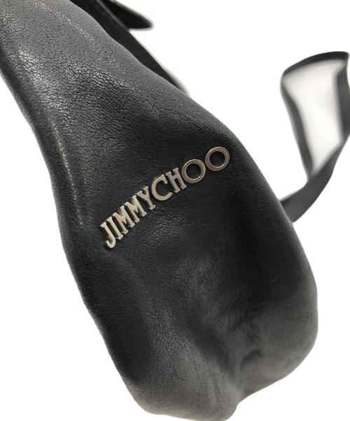 JIMMY CHOO（ジミーチュウ）JIMMY CHOO (ジミーチュウ) ショルダーバッグ ブラック×シルバーカラーの古着・服飾アイテム