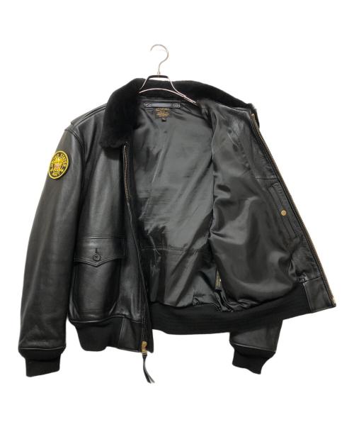 ノーブランド（ノーブランド）ノーブランド (ノーブランド) G-1フライトジャケット ブラック サイズ:SIZE XLの古着・服飾アイテム