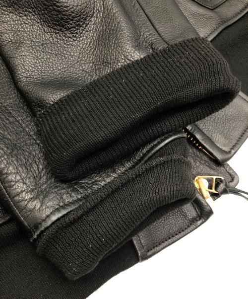 ノーブランド（ノーブランド）ノーブランド (ノーブランド) G-1フライトジャケット ブラック サイズ:SIZE XLの古着・服飾アイテム