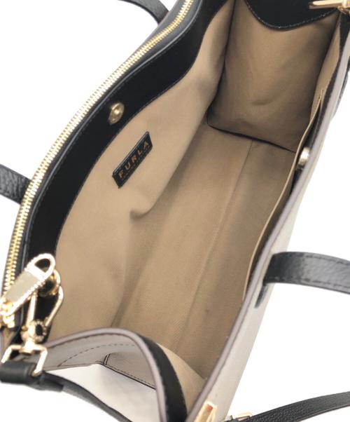 FURLA（フルラ）FURLA (フルラ) 2WAYバッグ グレー×ブラックの古着・服飾アイテム