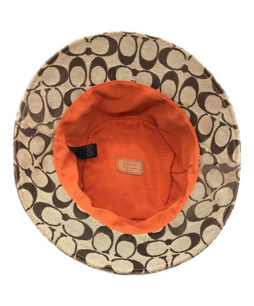 COACH（コーチ）COACH (コーチ) シグネチャーバケットハット ベージュの古着・服飾アイテム