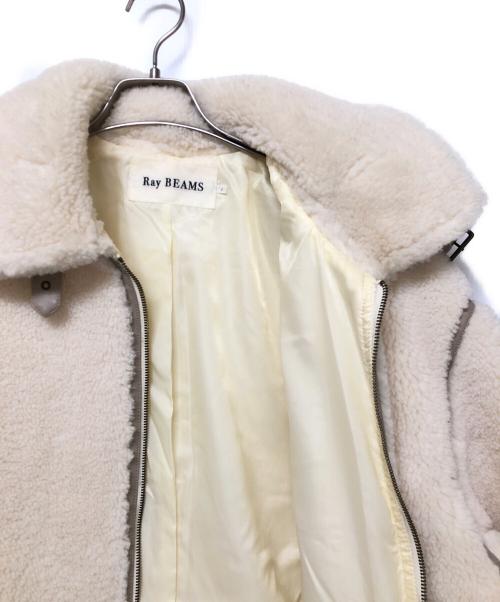 RAY BEAMS（レイ ビームス）RAY BEAMS (レイ ビームス) ボアジャケット アイボリー サイズ:SIZE 1の古着・服飾アイテム