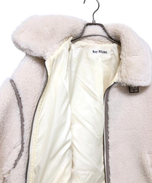 RAY BEAMS（レイ ビームス）RAY BEAMS (レイ ビームス) ボアジャケット アイボリー サイズ:SIZE 1の古着・服飾アイテム