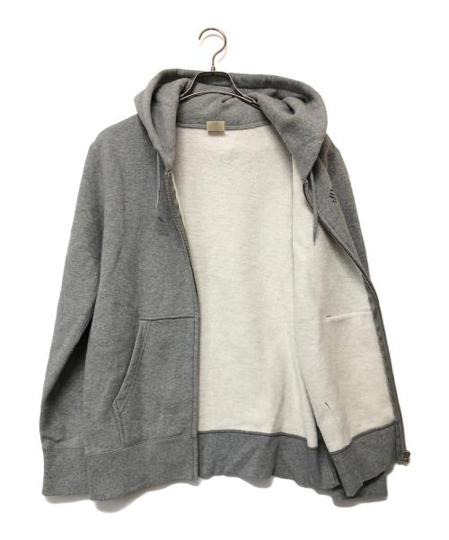 AVIREX（アヴィレックス）AVIREX (アヴィレックス) 裏起毛ジップパーカー グレー サイズ:SIZE Mの古着・服飾アイテム