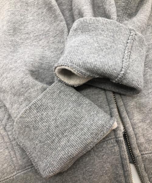 AVIREX（アヴィレックス）AVIREX (アヴィレックス) 裏起毛ジップパーカー グレー サイズ:SIZE Mの古着・服飾アイテム