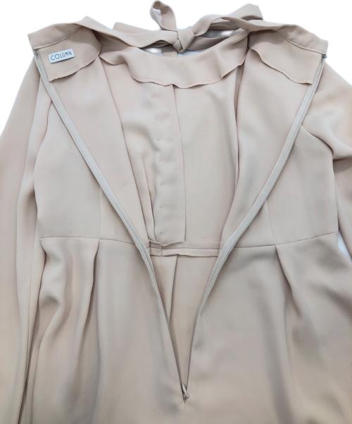 COLUMN（コラム）COLUMN (コラム) ブラウス ベージュ サイズ:SIZE 36の古着・服飾アイテム