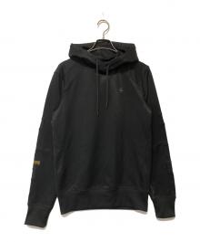 G-STAR RAW（ジースターロゥ）の古着「Motac Slim Hooded Sweater　プルオーバーパーカー」｜ブラック