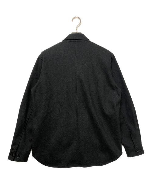 PLST（プラステ）PLST (プラステ) プレシャスニットメルトンシャツブルゾン ブラック サイズ:SIZE Sの古着・服飾アイテム