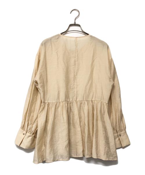 NOLLEY'S（ノーリーズ）NOLLEY'S (ノーリース) 長袖ブラウス アイボリー サイズ:SIZE 38の古着・服飾アイテム