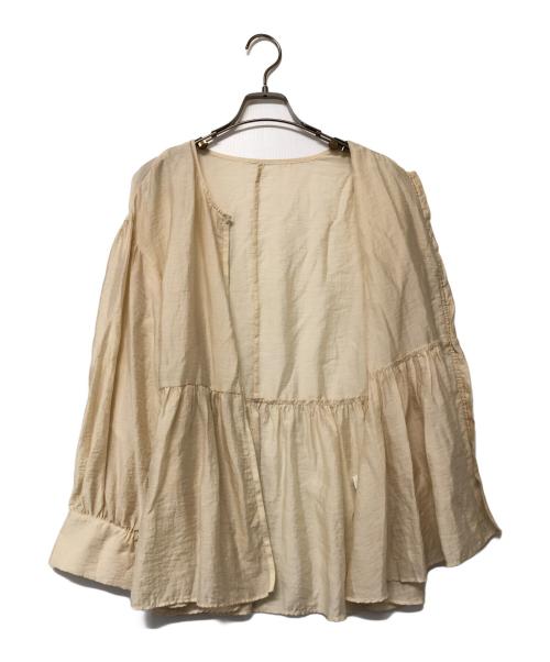 NOLLEY'S（ノーリーズ）NOLLEY'S (ノーリース) 長袖ブラウス アイボリー サイズ:SIZE 38の古着・服飾アイテム