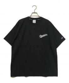 Champion（チャンピオン）の古着「半袖カットソー」｜ブラック