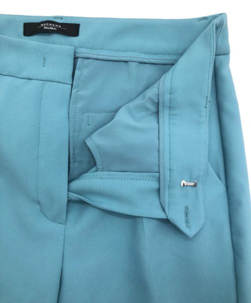 WEEKEND Max Mara（ウィークエンド マックスマーラ）WEEKEND Max Mara (ウィークエンド マックスマーラ) スラックス ライトブルー サイズ:SIZE 40の古着・服飾アイテム