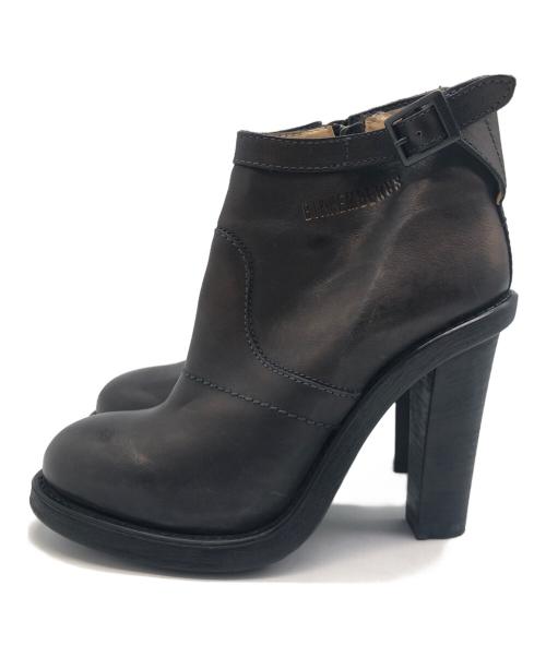 BIKKEMBERGS（ビッケンバーグ）BIKKEMBERGS (ビッケンバーグ) ショートブーツ ブラウン サイズ:39の古着・服飾アイテム