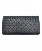 BOTTEGA VENETAボッテガベネタ）の古着「2つ折り財布」｜ブラック