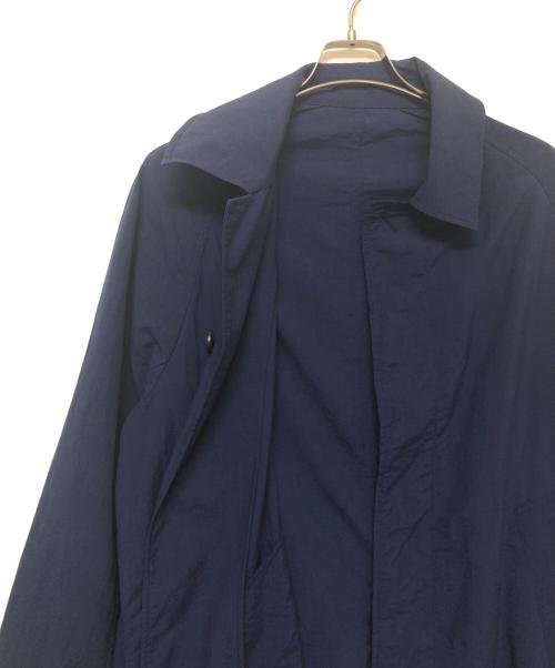 NOLLEY'S（ノーリーズ）NOLLEY'S (ノーリーズ) ステンカラーコート ネイビー サイズ:SIZE Mの古着・服飾アイテム