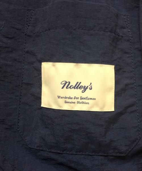 NOLLEY'S（ノーリーズ）NOLLEY'S (ノーリーズ) ステンカラーコート ネイビー サイズ:SIZE Mの古着・服飾アイテム