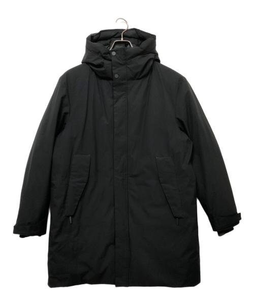 nano・universe（ナノ・ユニバース）nano・universe (ナノ・ユニバース) nishikawa down (ニシカワダウン) ロングフードダウンコート ブラック サイズ:SIZE Mの古着・服飾アイテム