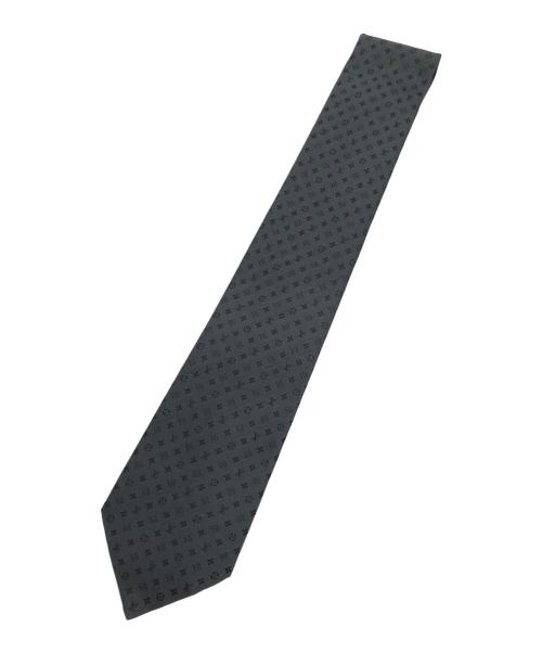 LOUIS VUITTON（ルイ ヴィトン）LOUIS VUITTON (ルイ ヴィトン) シルクネクタイ グレー サイズ:不明 未使用品の古着・服飾アイテム