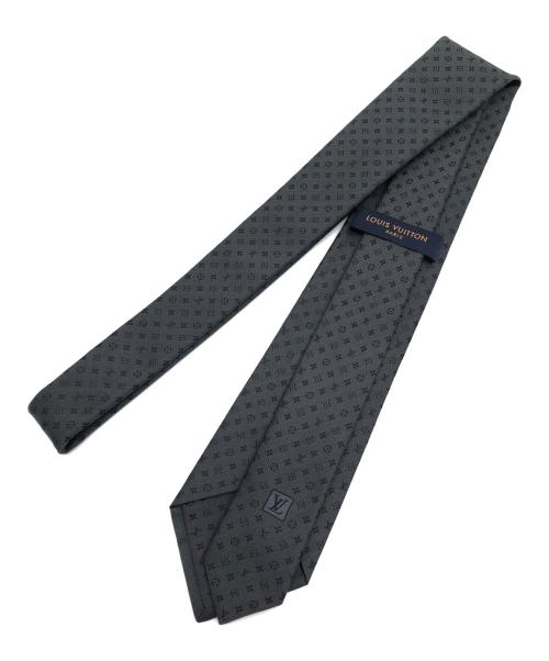 LOUIS VUITTON（ルイ ヴィトン）LOUIS VUITTON (ルイ ヴィトン) シルクネクタイ グレー サイズ:不明 未使用品の古着・服飾アイテム