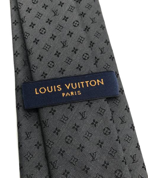 LOUIS VUITTON（ルイ ヴィトン）LOUIS VUITTON (ルイ ヴィトン) シルクネクタイ グレー サイズ:不明 未使用品の古着・服飾アイテム